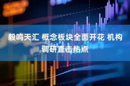 毅鸣天汇 概念板块全面开花 机构调研直击热点