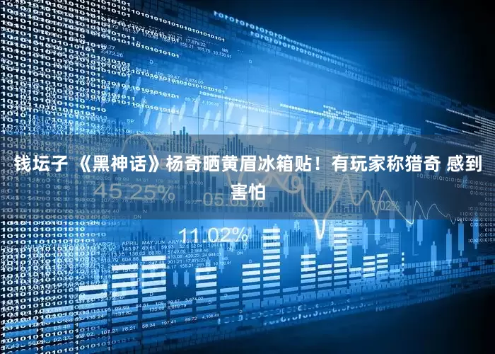 钱坛子 《黑神话》杨奇晒黄眉冰箱贴！有玩家称猎奇 感到害怕
